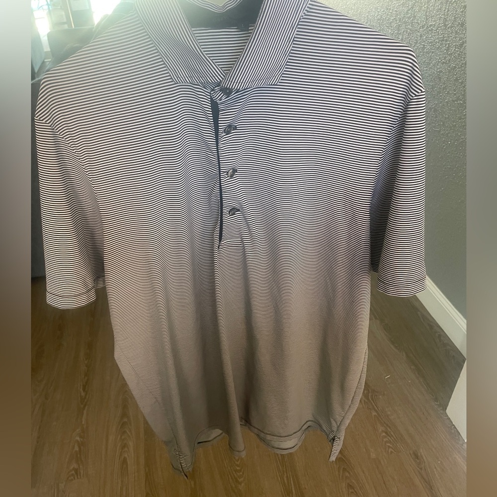 Greyson golf Polo Shirt - black & white